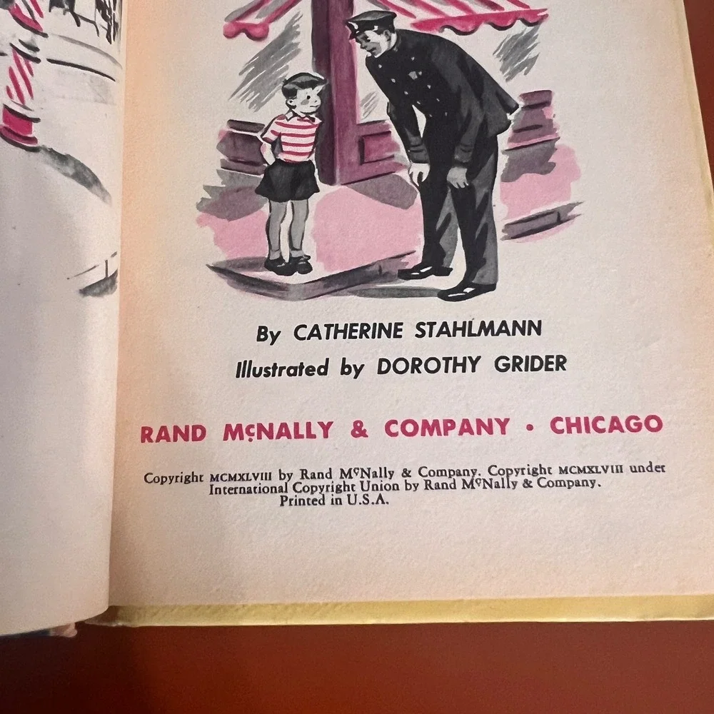Vtg Rand McNally Elf Books The Treasure Trunk 1967 Peter Pat and the Policeman
